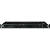 Stageline MEQ-115/SW Dual Equalizer 2 x 15 Frequenzen Grafik-EQ Studio Band DJ